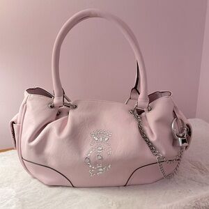 Juicy Couture crown satchel in pink